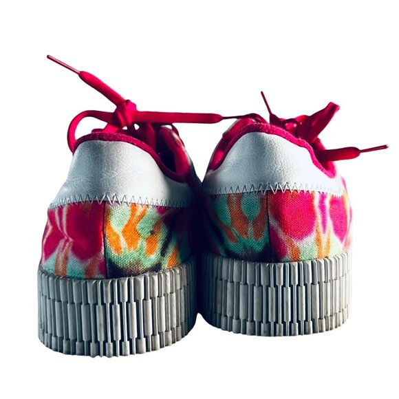 ADIDAS SAMBAROSE Platform Sneakers 6 Casual Shoe GX2893 Tie Dye Power Pink White - Picture 8 of 10